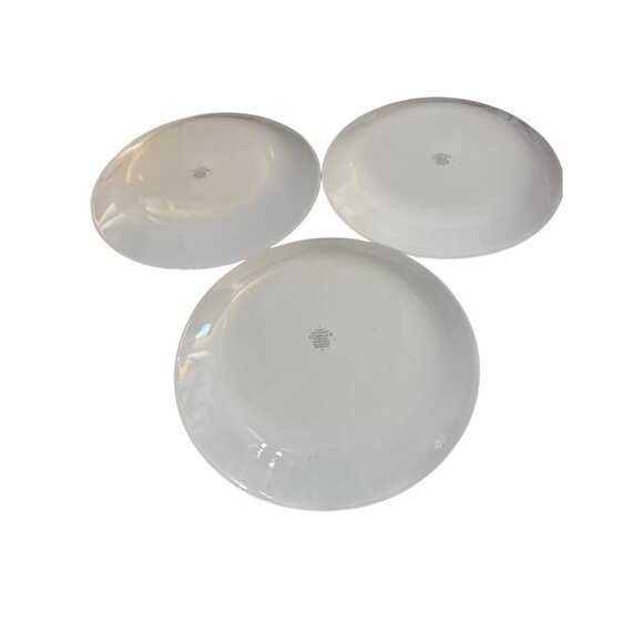 Corelle Urban Black Pattern 3 Dinner Plates 10.25 Inch Retired Made In USA - Picture 2 of 4